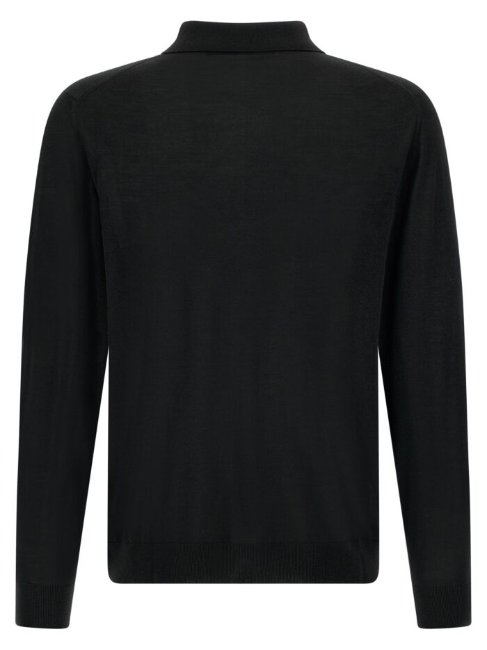 KITON Wool Polo Shirt 14 Microns