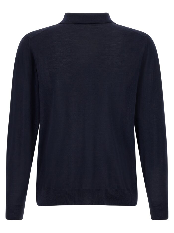 KITON Wool Polo Shirt 14 Microns