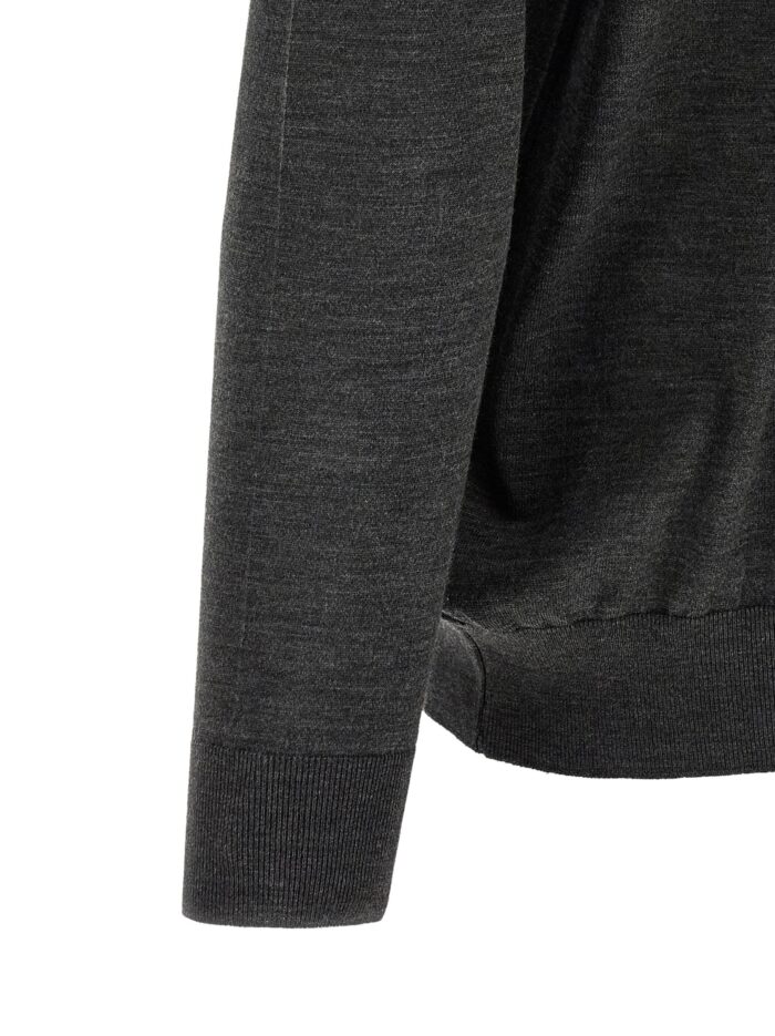 KITON Wool Polo Shirt 14 Microns