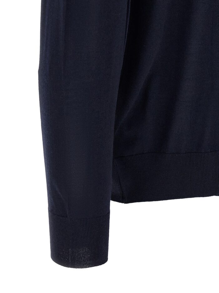KITON Wool Polo Shirt 14 Microns