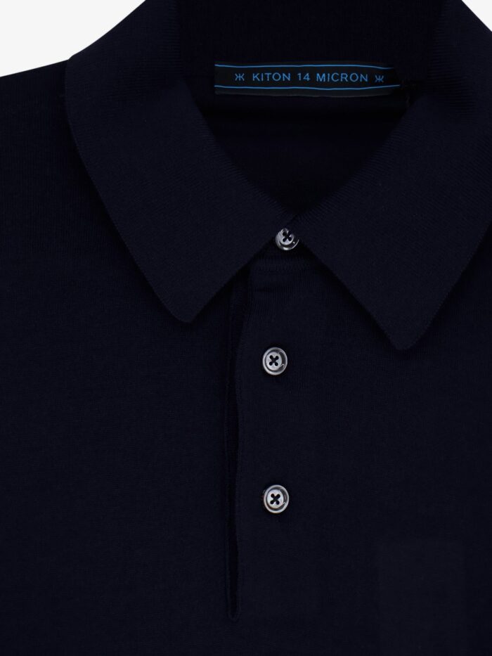 KITON CIRO PAONE Wool Polo Shirt