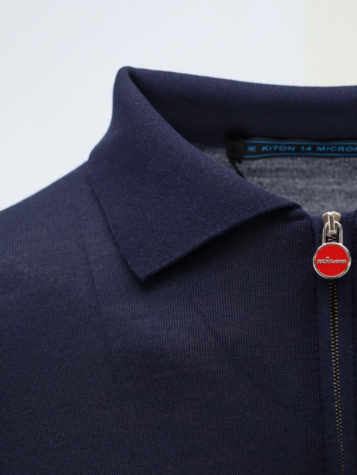 Kiton Ciro Paone Wool Polo Shirt