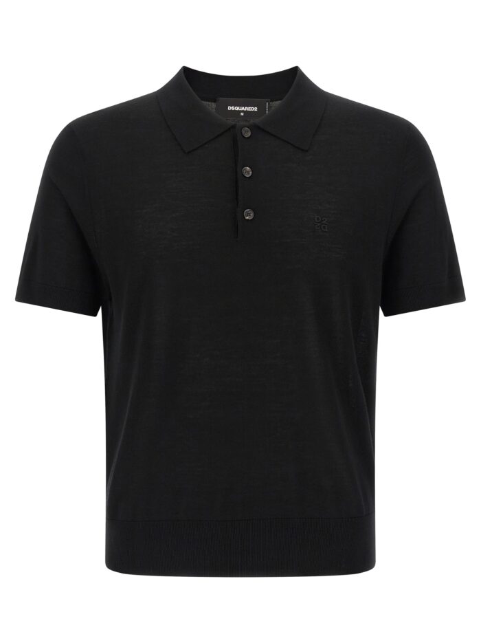 dsquared2 wool polo shirt Dsquared2 Wool Polo Shirt