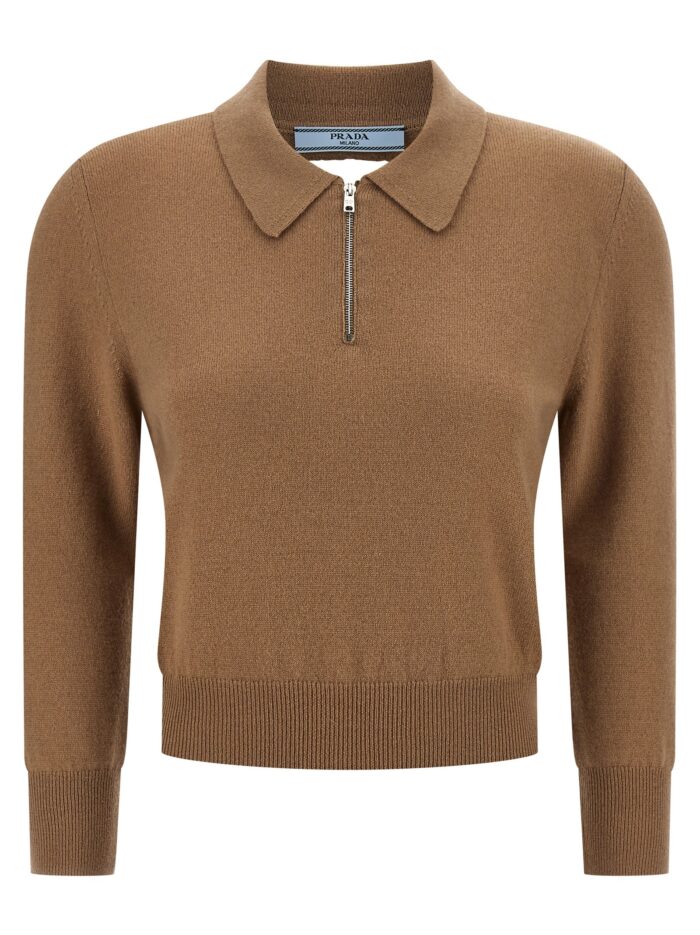 prada wool polo shirt PRADA Wool Polo Shirt