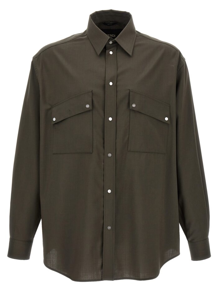 fendi wool shirt Fendi Wool Shirt