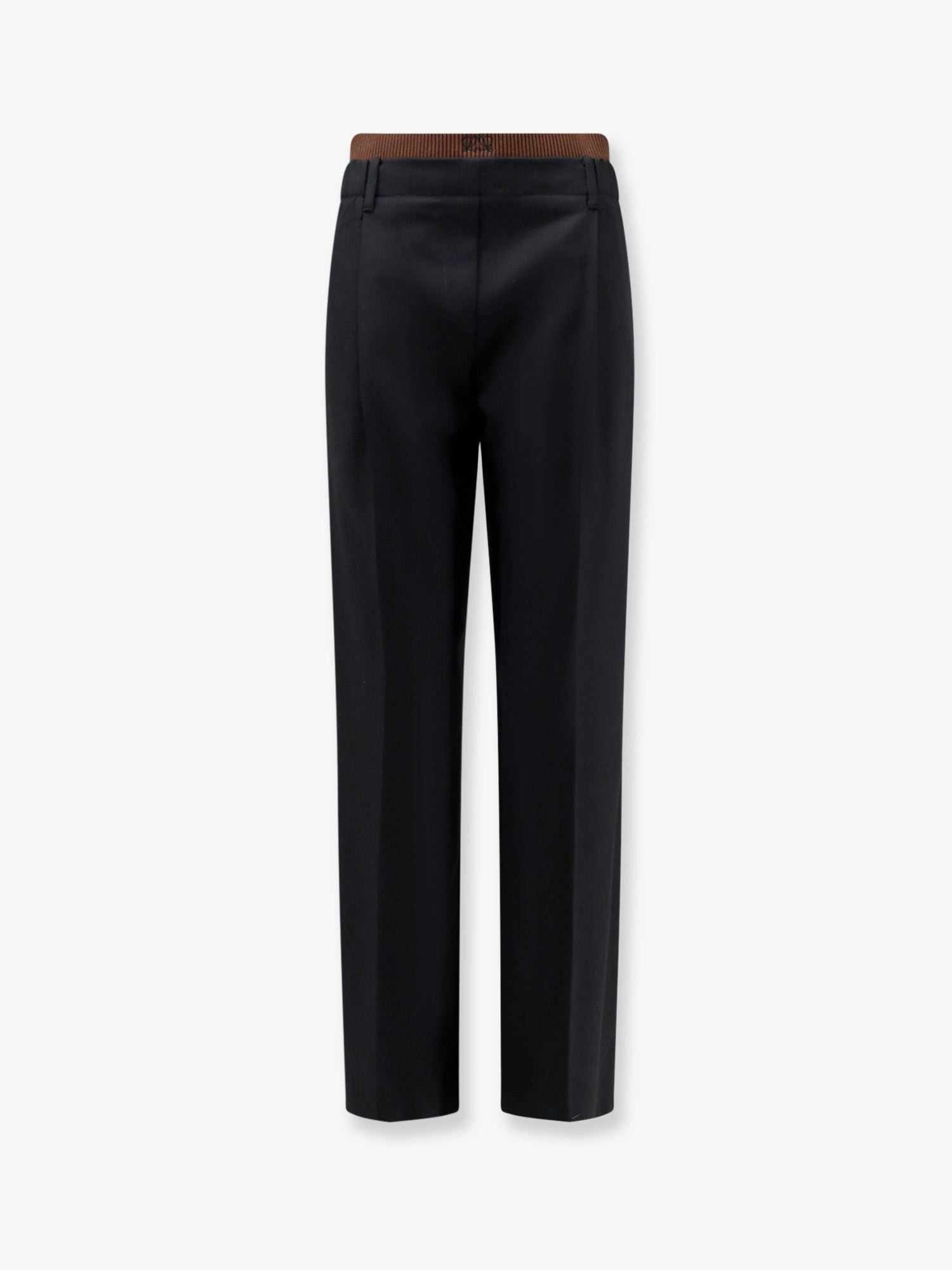 LOEWE Wool Trousers With Elastic Waistband