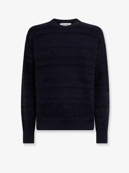 Laneus Wool, Viscose And Alpace Blend Sweater