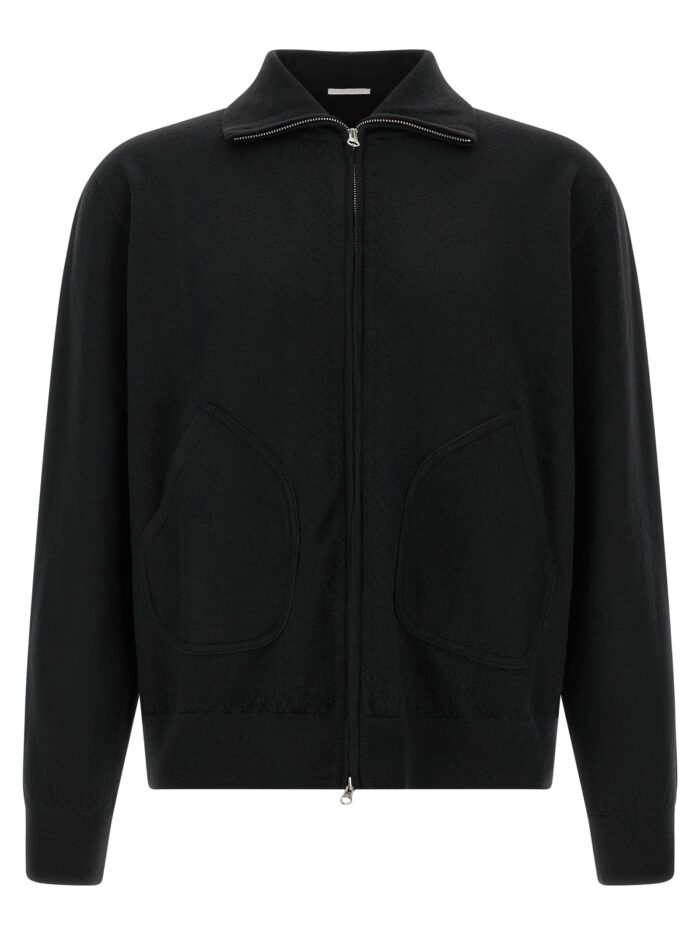 oliver lattughi wool zip sweater OLIVER LATTUGHI Wool Zip Sweater