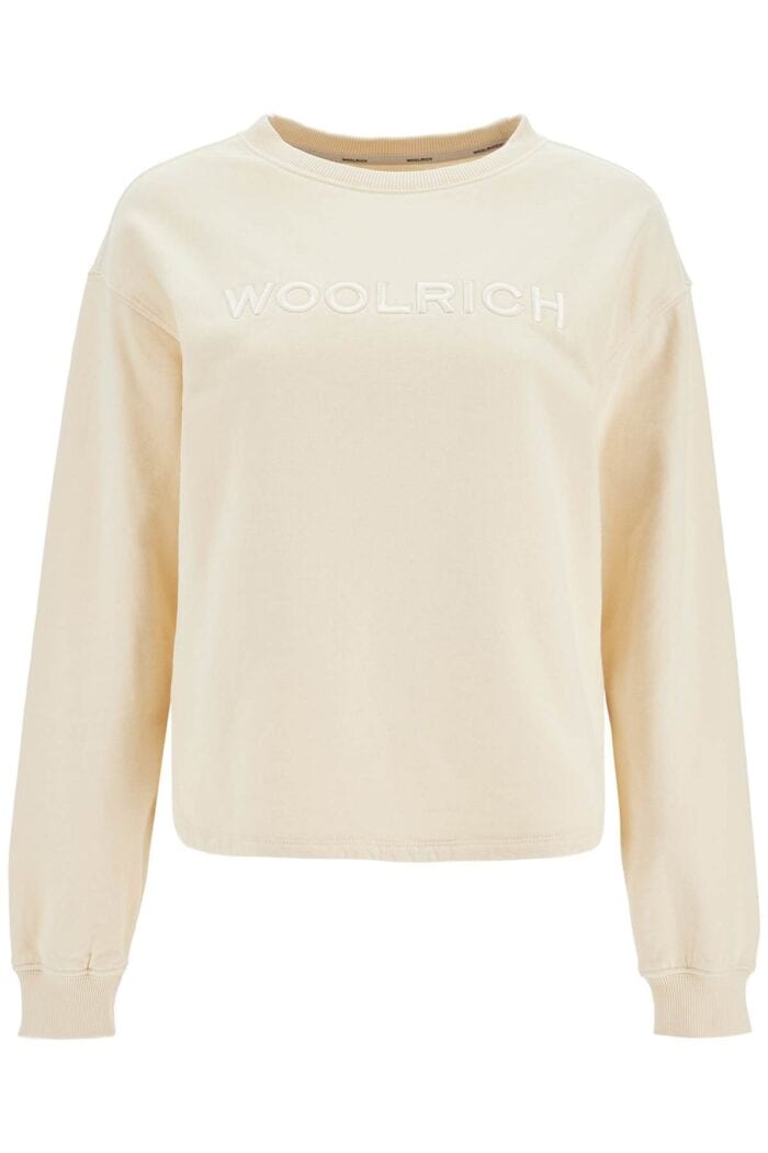 WOOLRICH "embroidered Logo Crewneck