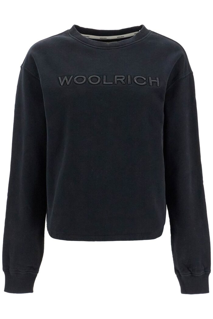 WOOLRICH 'embroidered Logo Crewneck