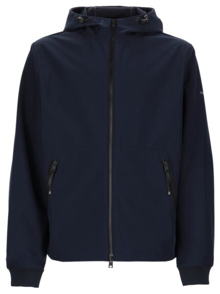 Woolrich GIACCA CON ZIP E CAPPUCCIO