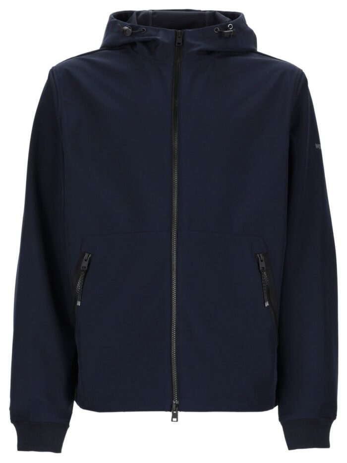 woolrich giacca con zip e cappuccio Woolrich GIACCA CON ZIP E CAPPUCCIO