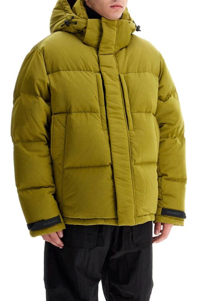 WOOLRICH Short Ripstop Olmetex Down