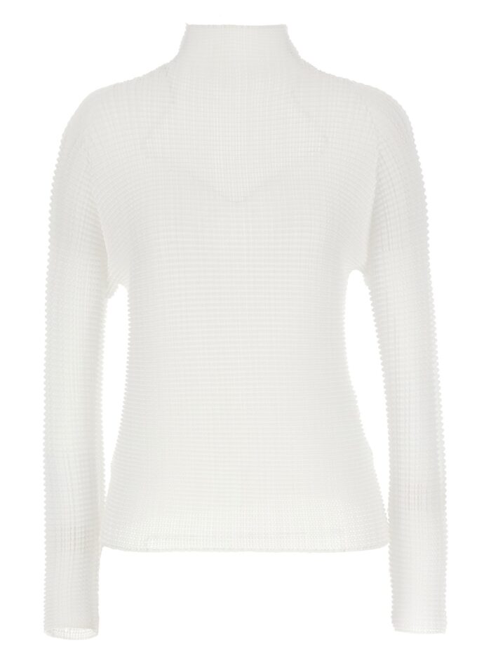 issey miyake 'wooly pleats' blouse ISSEY MIYAKE 'Wooly Pleats' Blouse