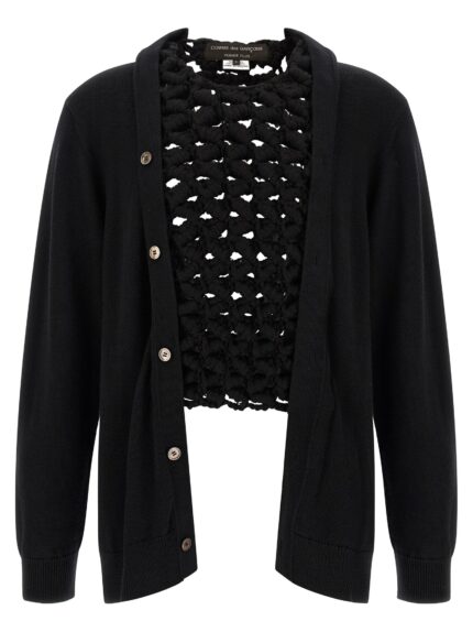 COMME DES GARÇONS HOMME PLUS Woven Insert Cardigan