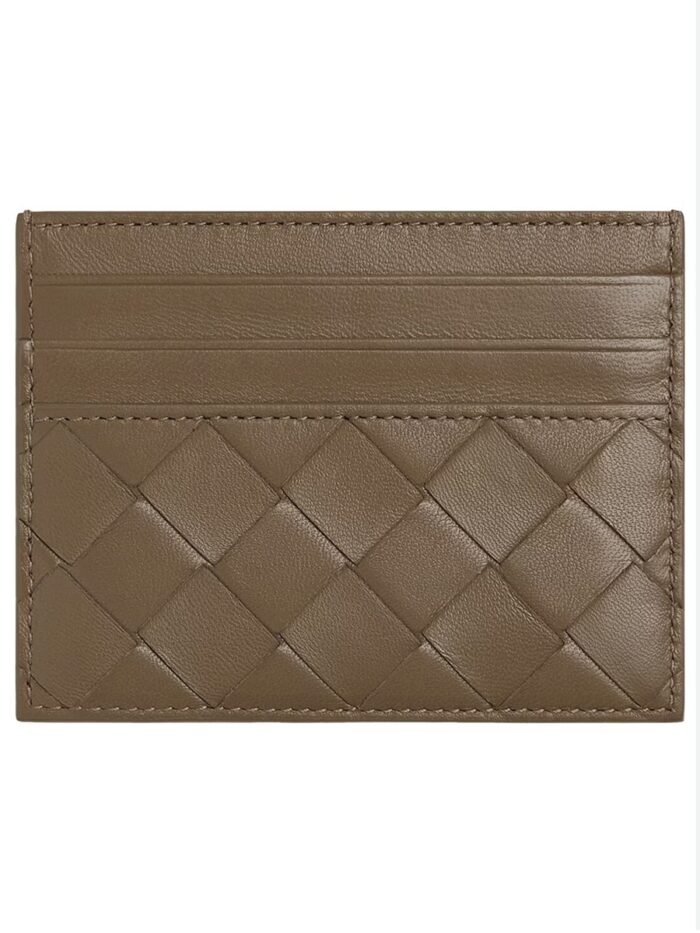 Bottega Veneta WOVEN LEATHER CARD CASE