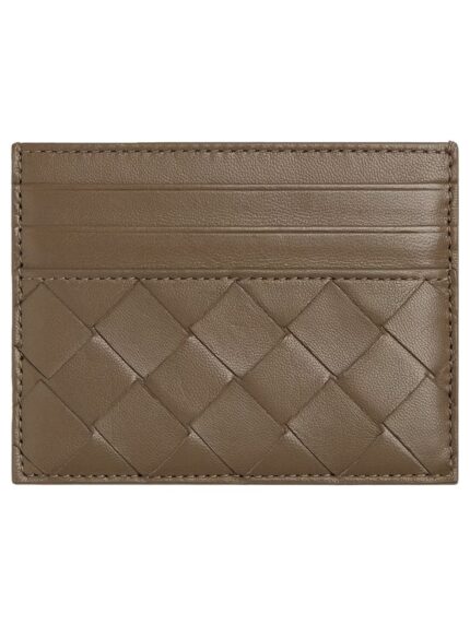 Bottega Veneta WOVEN LEATHER CARD CASE