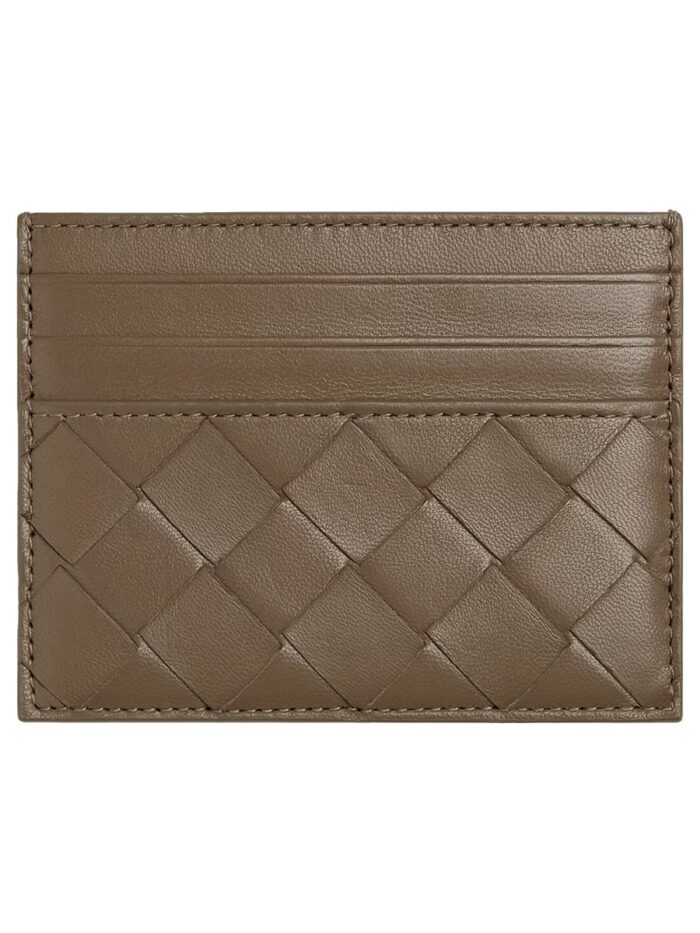 Bottega Veneta WOVEN LEATHER CARD CASE