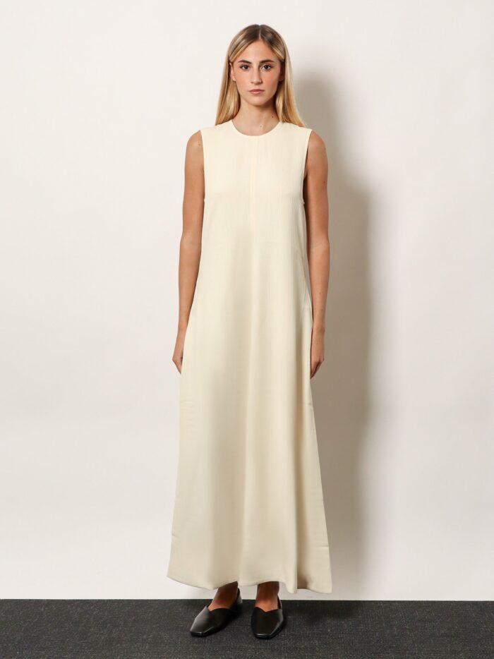 Toteme Woven Stripes Viscose Long Dress