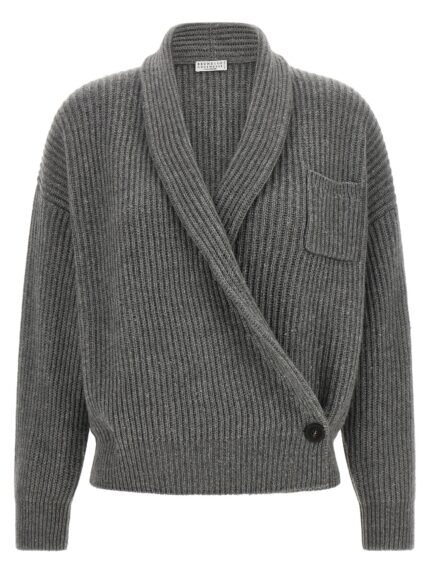 Brunello Cucinelli Wrap Cardigan