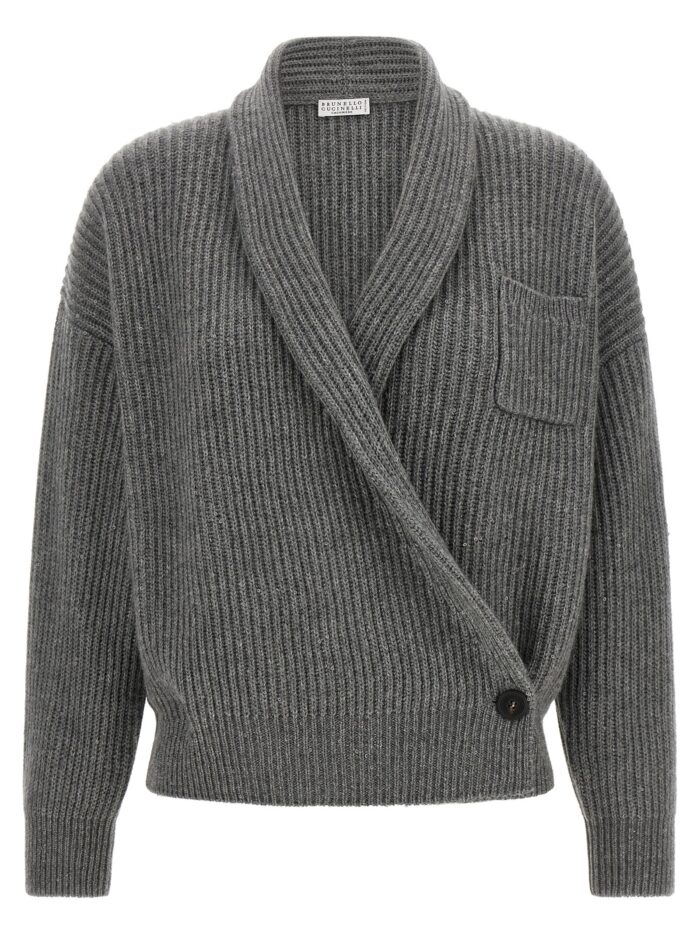 brunello cucinelli wrap cardigan Brunello Cucinelli Wrap Cardigan