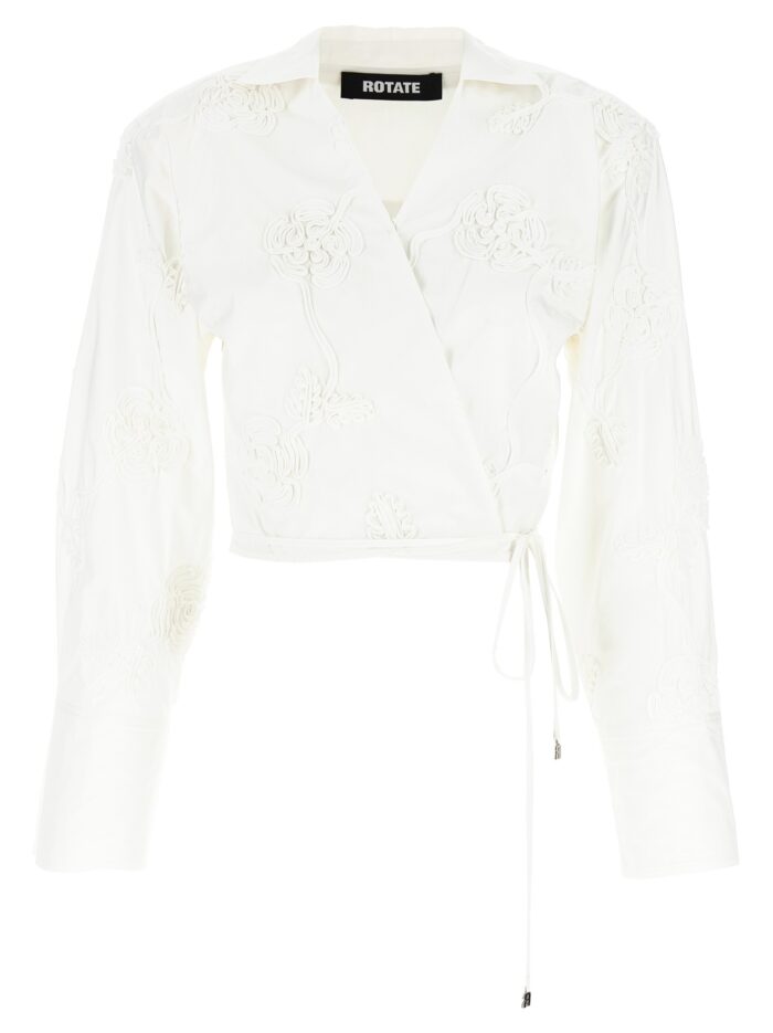 rotate birger christensen 'wrap cotton' shirt ROTATE BIRGER CHRISTENSEN 'Wrap Cotton' Shirt