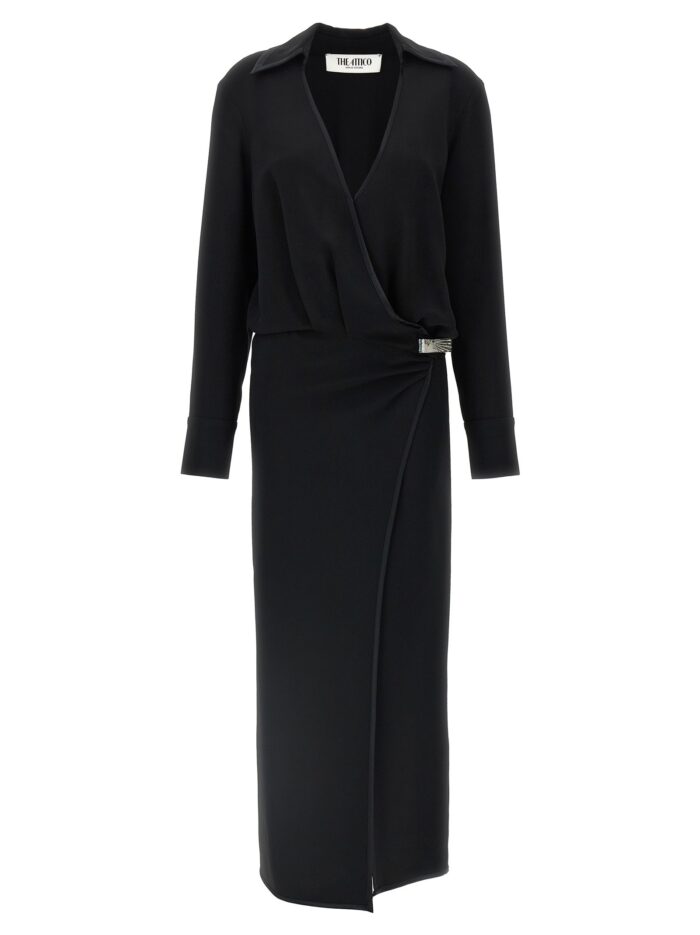 the attico wrap dress The Attico Wrap Dress