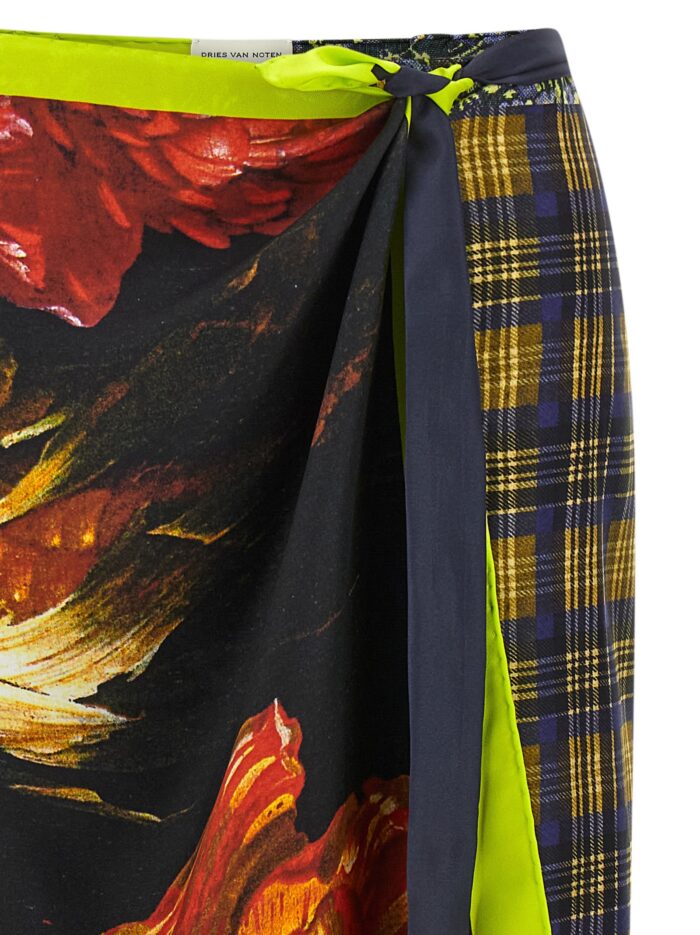 Dries Van Noten Wrap Sarong Skirt