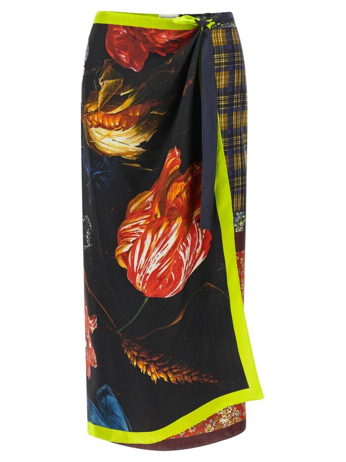 dries van noten wrap sarong skirt Dries Van Noten Wrap Sarong Skirt