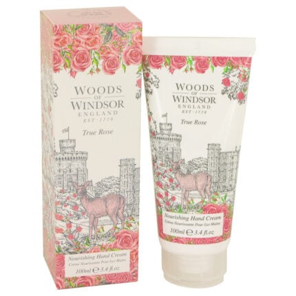 True Rose By Woods Of Windsor - Hand Cream 3.4 Oz