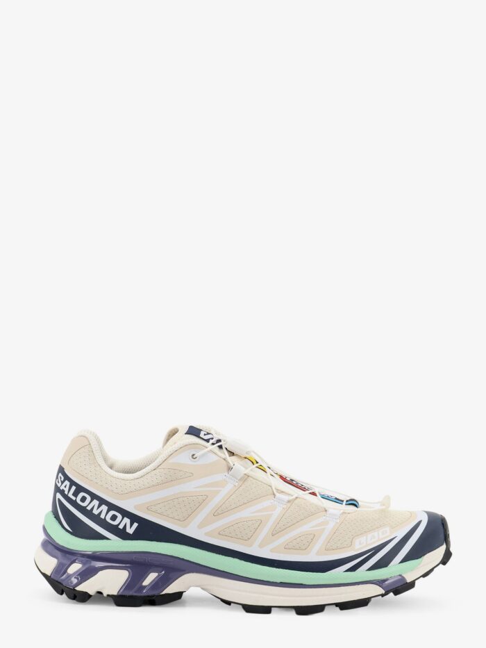 salomon xt 6 nylon sneakers with side logo print SALOMON XT-6 Nylon Sneakers With Side Logo Print