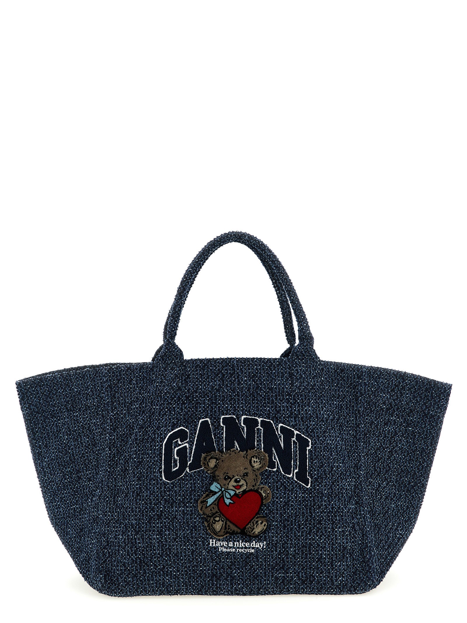 GANNI 'XXL Bear' Shopping Bag