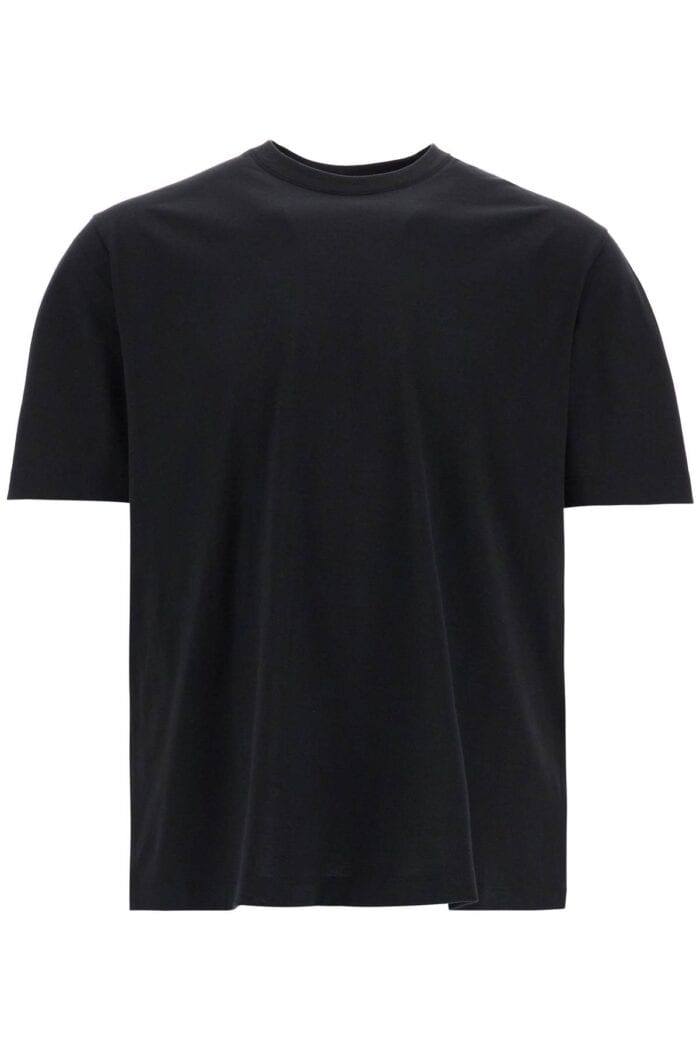 Y-3 Black Logo Cotton T-shirt