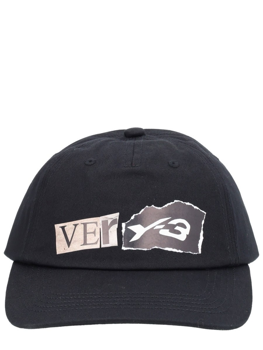 Y - 3 LOGO PRINT BASEBALL HAT