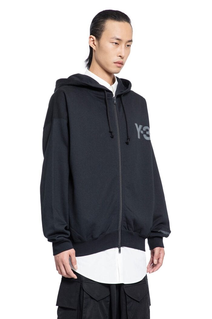 Y-3 Logo Zip-up Hoodie