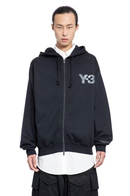 Y-3 Logo Zip-up Hoodie