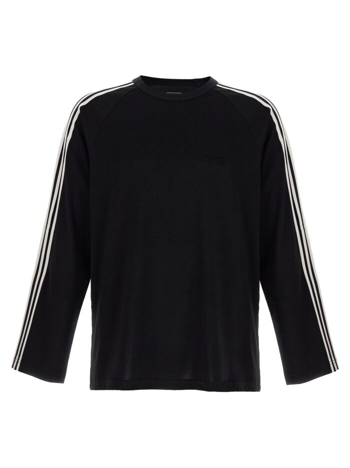 'y 3 long sleeve tee 3 stripes' t shirt 'Y-3 Long Sleeve Tee 3-Stripes' T-shirt