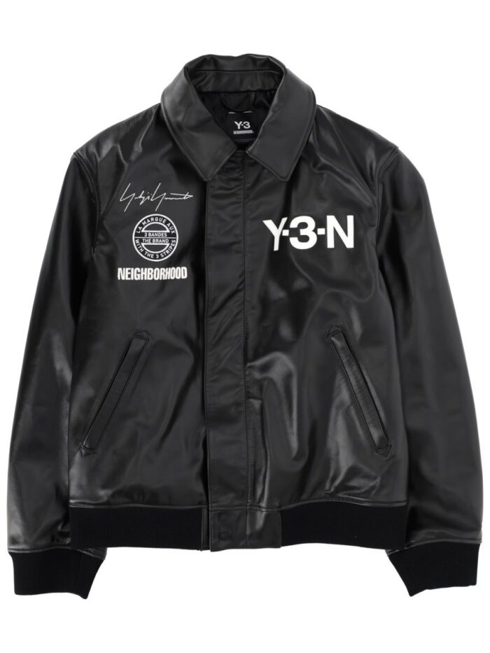 Y - 3 NEIGHBORHOOD LEATHER JACKET "Y - 3 X NEIGHBORHOOD"