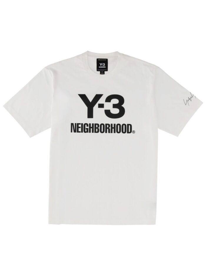 Y - 3 NEIGHBORHOOD T-SHIRT WITH LOGO Y - 3 X NEIGHBORHOOD