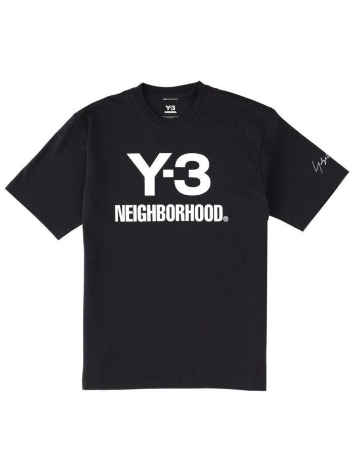 Y - 3 NEIGHBORHOOD T-SHIRT WITH LOGO Y - 3 X NEIGHBORHOOD
