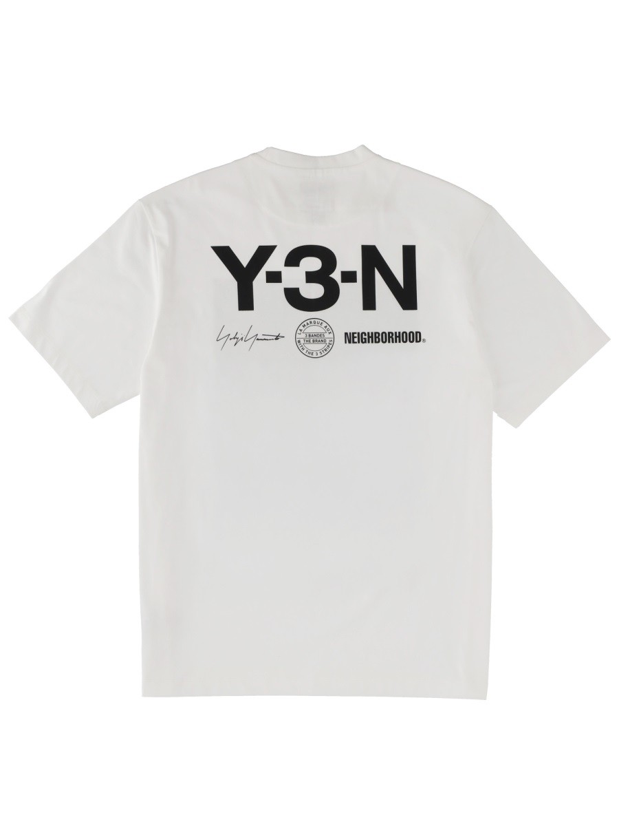 Y - 3 NEIGHBORHOOD T-SHIRT WITH PRINT Y - 3 X NEIGHBORHOOD