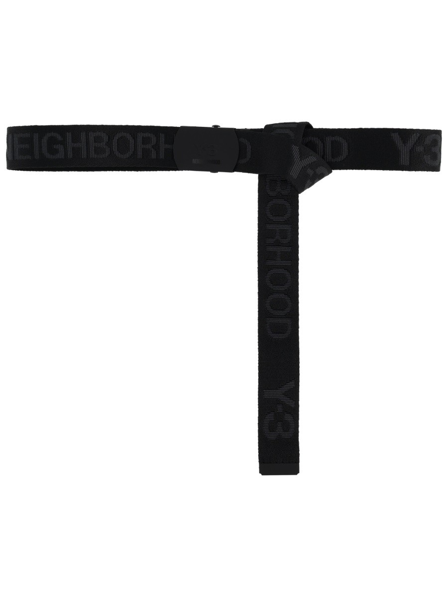 Y - 3 NEIGHBORHOOD "Y-3 X NEIGHBORHOOD" LOGO BELT