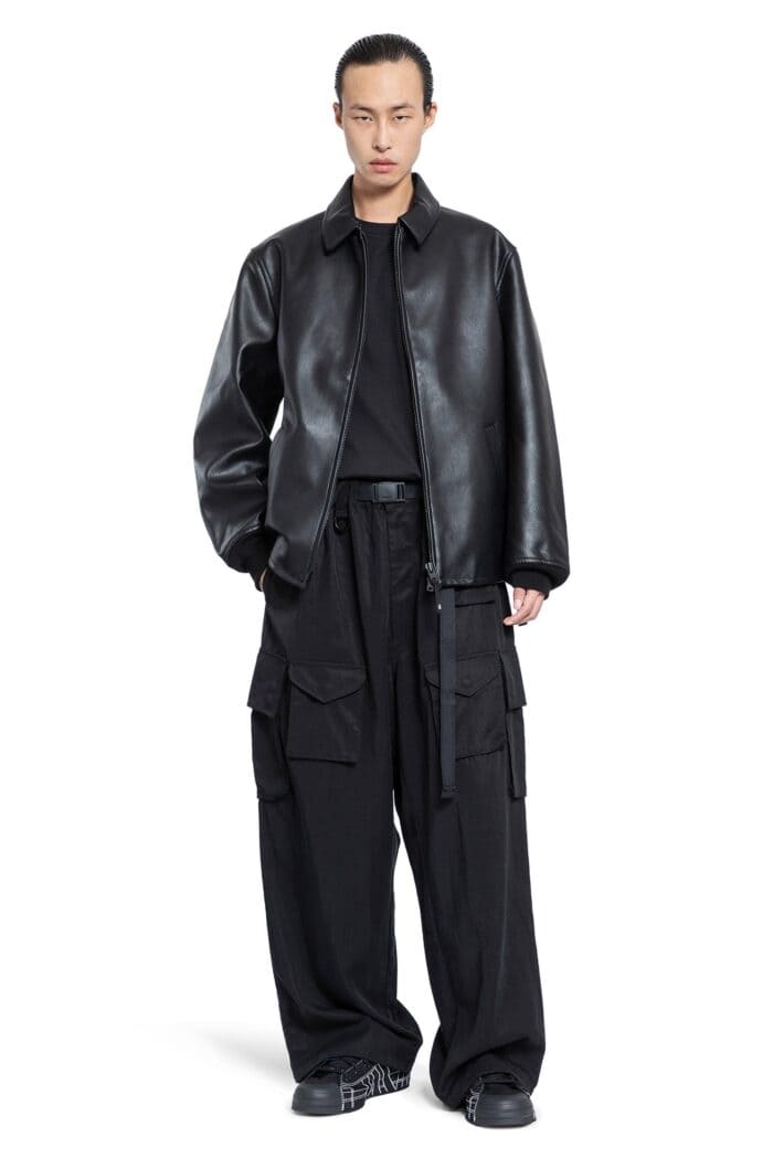 Y-3 Pleather Bomber Jacket