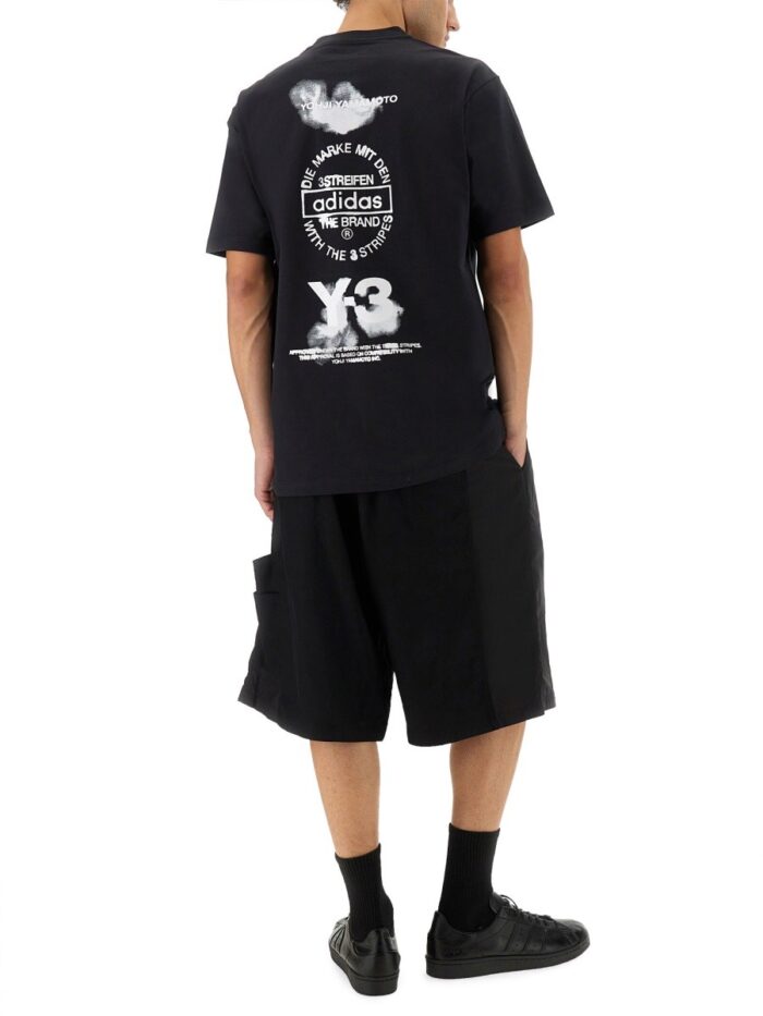 Y - 3 T-SHIRT WITH PRINT