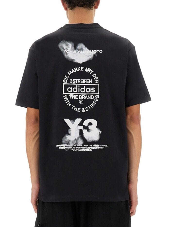 Y - 3 T-SHIRT WITH PRINT