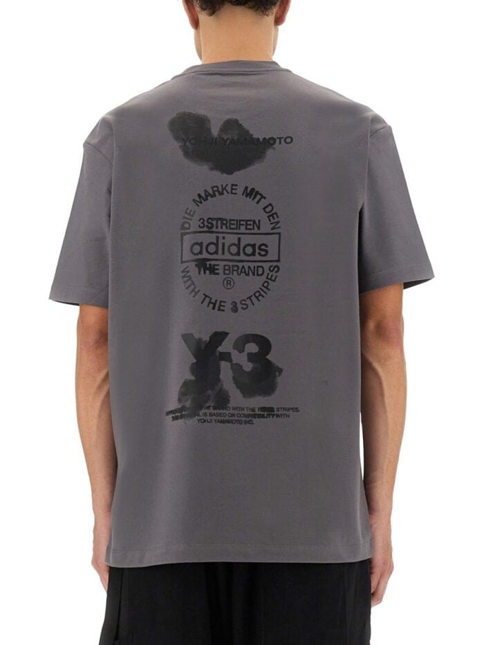 Y - 3 T-SHIRT WITH PRINT