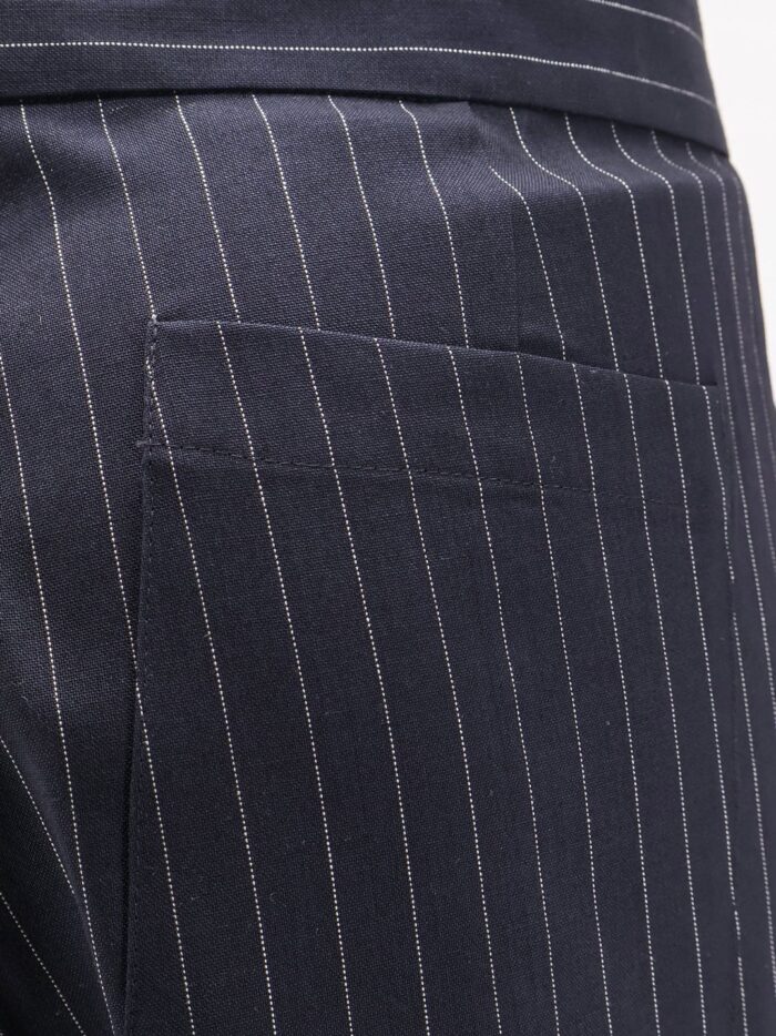 Y-81 Cotton Trousers With Pinstripe Pattern