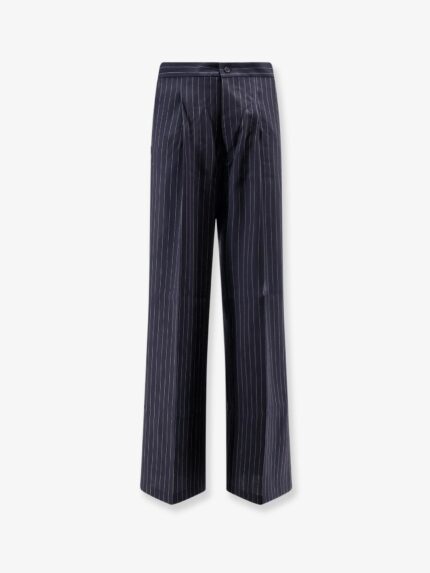 Y-81 Cotton Trousers With Pinstripe Pattern