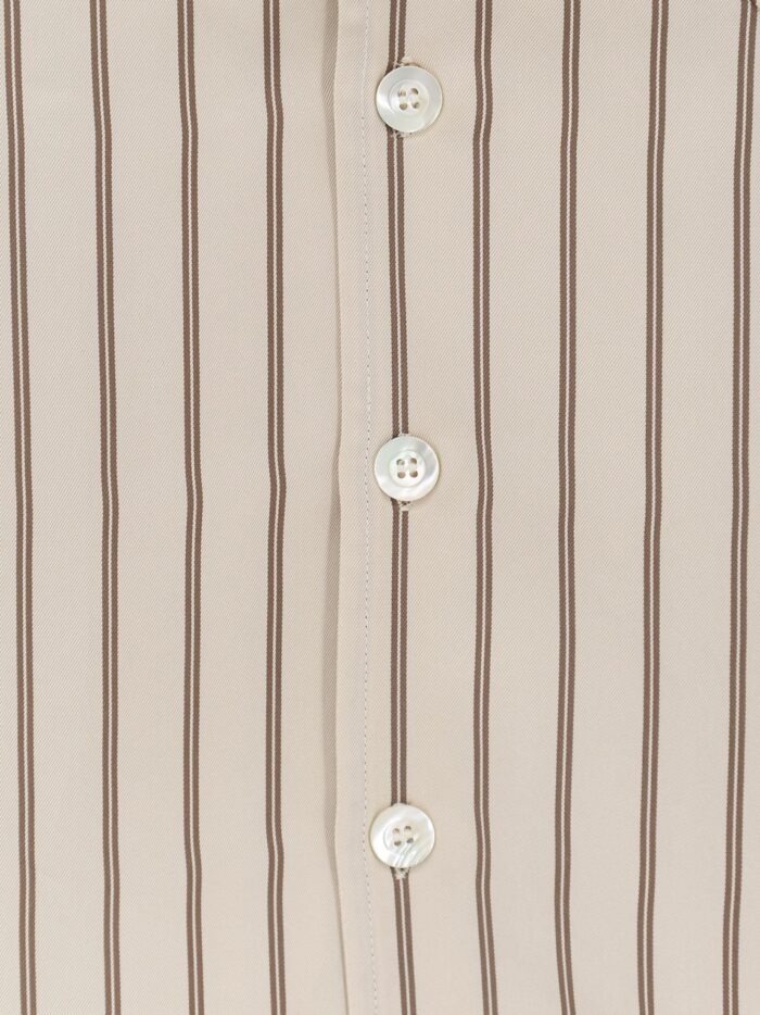Y-81 Viscose Shirt With Striped Pattern