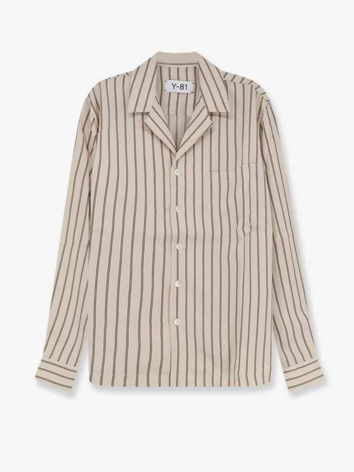 Y-81 Viscose Shirt With Striped Pattern